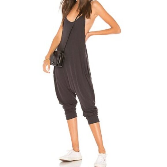 Spiritual Gangster Hamsa Jumpsuit Vintage Black Size M Relaxed Fit - Picture 1 of 10